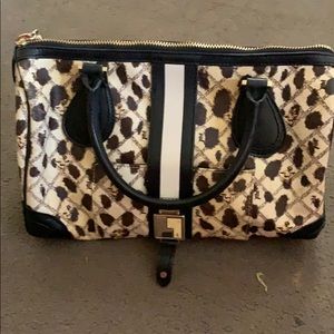 LAMB cheetah print handbag